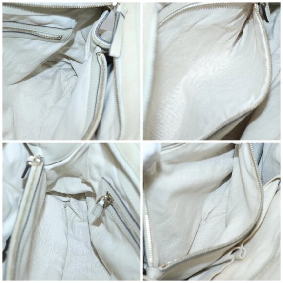 GUCCI GG Canvas Guccissima Pretty Tote Bag Leather Beige Gold - Picture 15 of 16